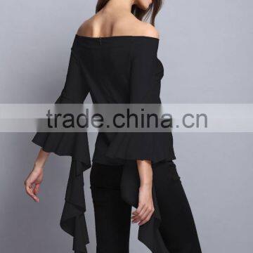 China Manufacturer Fashion Long Sleeve Blouse Elegant Ladies Top for Women 2017 photo-5