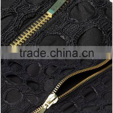 OEM Fashion Latest Black Dresses , Lace Wholesale Women Dresses Summer photo-4