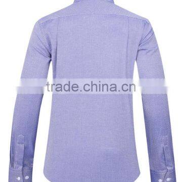 2017 Lastest Style Men Office Long Sleeves Shirts Solid Color photo-6