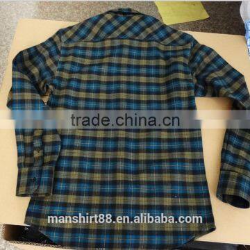 2016 New Design Men's Lined Plaid Flannel Shirt photo-6