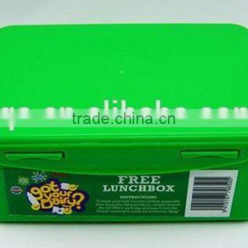 Food grade Locked food storage box/Separated lunch bento box