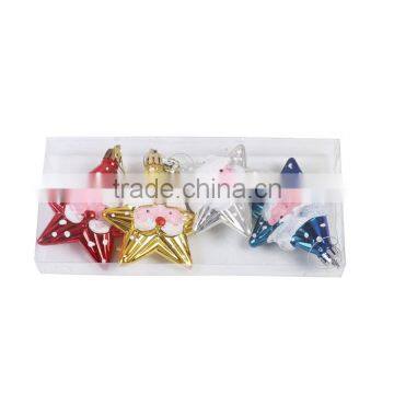 Plastic Party Decorations Multicolor Christmas Santa Claus Pentagram Star photo-2