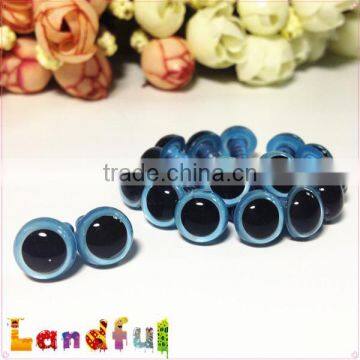 10mm Glitter Metallic Colored Sky Blue Crochet Toy Safety Eyes photo-6