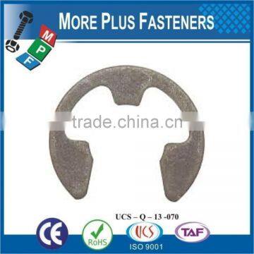 Made In Taiwan Retainer E Clips Black Phosphate Spring Steel Metric Stainless Steel photo-4