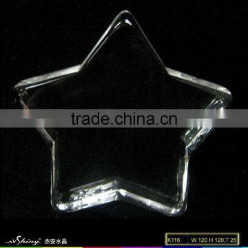 wholesale blank crystal Star iceberg award /trophy For Souvenirs Office Decoration JKC-0109