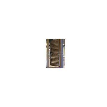 0.8-1.0mm profile thickness non-corrosion aluminium louver windows with strength, durable