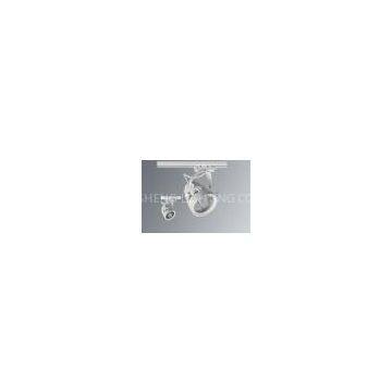 OEM Aluminum BK / WH E27 Track Lamp Holder, LED Halogen Lights For Exhibition Hall