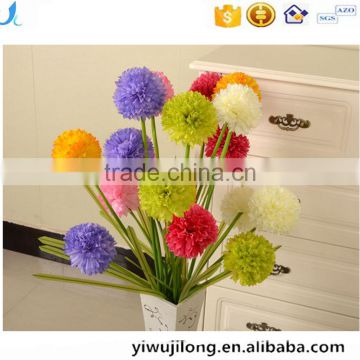 3 in one lovely decorative artificial silk ball flower