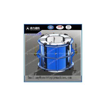 Prestressed vertical concrete manhole mold