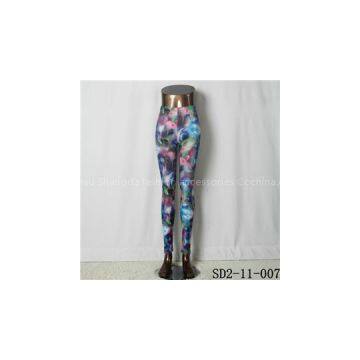 SD2-11-007 Latest Fashion Fashion Knit Starry-sky Print Slim Leggings