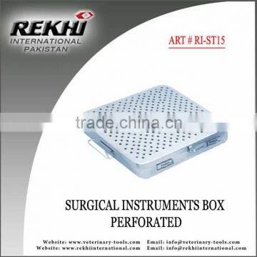 surgical instruments box perforated,surgical instruments box perforated,holloware
