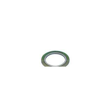 Metal spiral wound gasket with outer ring