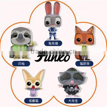 (New Arrival) Zootopia Cartoon action figure PVC figures,10cm POP Model kid toy Marvel action figure