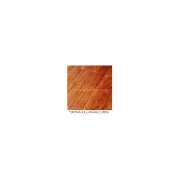 Teak Stained Color Bamboo Flooring Manufacturer Selling on Directly