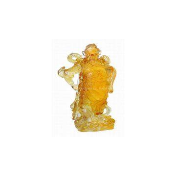 Liu li (Colored Glaze) Kuan Kong