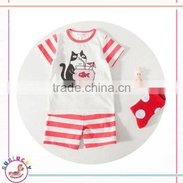 Fashion design mini wear baby clothes boy t shirt and short sets cute baby clothes for boys