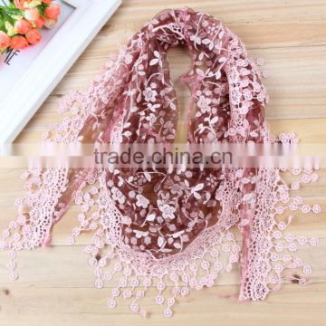 Lace Scarf Shawl Fashion Beach Bohemian Scarves