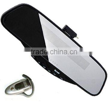 Car Handsfree Rearview Show ID,Auto Mirror Glass Bluetooth