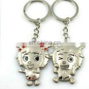 Fashion Hot Selling Lovely Cartoon Figures Keychain Couple Valentine's Day Gift