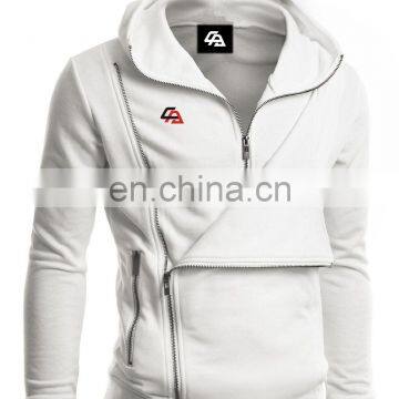 mens clothing wholesale plain long sleeve pullover hoodies for men zip up drawstring hood custom