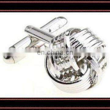 2016 fine jewelry cufflinks new design make custom metal knot cufflinks