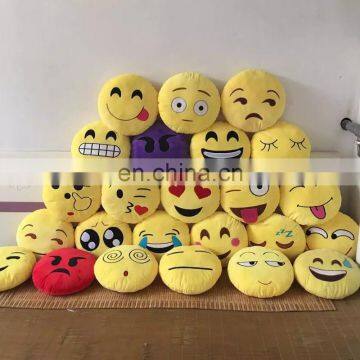 factory wholesale cheap whatsapp plush emoji pillow