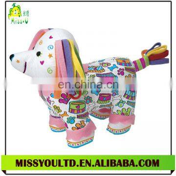 Colorful Tough Doy Toy With Paint