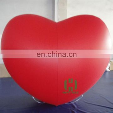 Heart Shaped big inflatable helium balloon floating advertising balloon with cheap price