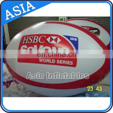 Oval shaped Logo inflatable advertising balloon/advertising inflatable tire balloon