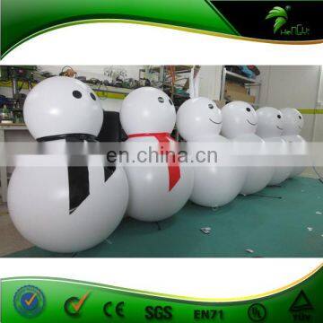 Advertising Inflatable Air Blown Products / Super Quality Inflatable Christmas Snowman With Led Lighting For Decoration photo-4