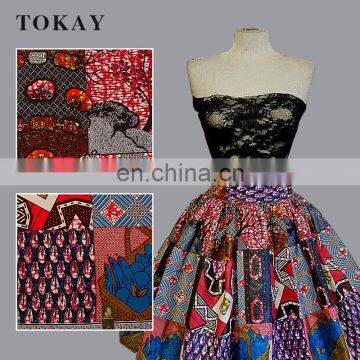 New Design Party Popular Real Wax Fabric