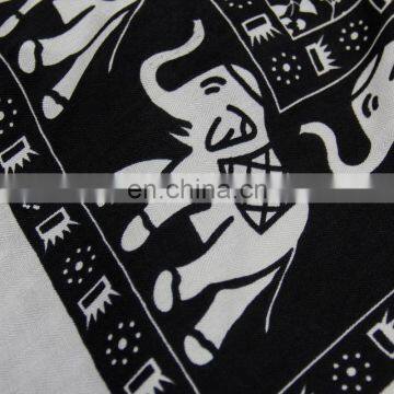 High quality fashion custom-made elephant printed shawls(PP094DL)