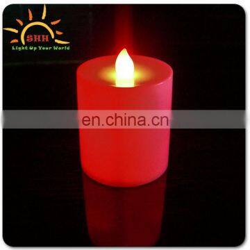 2014 Promotional Flashing LED Plastic Candle, 2014 LED Candle Factory China