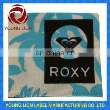 embossed fabric label