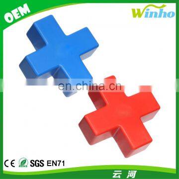 Winho Promotinal PU foam Anti Stress Cross Ball