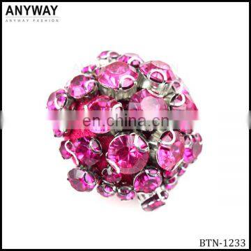 custom made rhinestone fashion button;fashion rhinestone button;button fashion rhinestone for garment