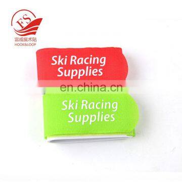 Custom logo printing adjustable rubber EVA foam alpine ski strap