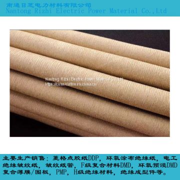 China factory customize flexible electrical insulating crepe paper tube for transformer