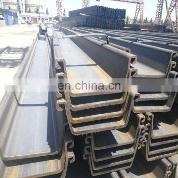 Hot sale construction piles types sheetpiles