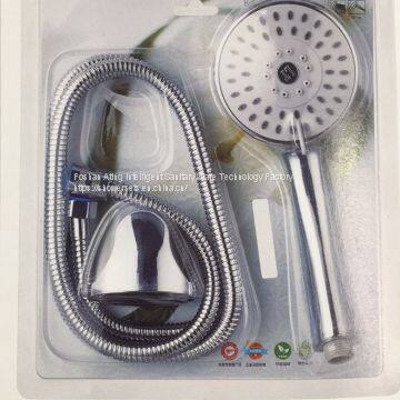 Foshan supplier shower handset ABS chrome hand shower single function rainfall hand shower