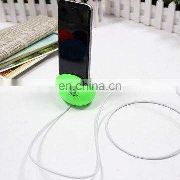 Universal Silicone Sound Reinforcement Base Bracket With Egg Shape for Mobile Phone photo-4