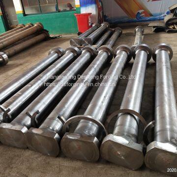 Certificate ISO 14001/28001 Forged Part main Shaft used for heavy forging offshore marine ship
