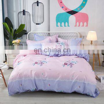 Household bedroom design print cotton fabric for bedsheet 100 cotton sheets bed set