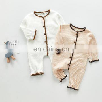 Spring And Autumn Baby Bodysuit Children's Lovely And Beautiful Knitting One-piece Hardcover For Boys And Girls