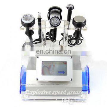 5 in 1 ultra Vacuum cavitation system multi  optional RF fat reduction slimming machine