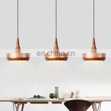 Modern Contracted Indoor Vintage Metal Ceiling Light Aluminum Edison Bulb Pendant Light photo-2
