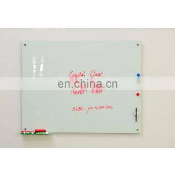 Factory Price Wholesale School office use tempered glass writing board,glass magnetic Whiteboard