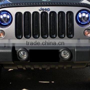 7inch CREE Led 60W Hi-Low Beam Round Blue Work Head Lamp Light Headlight photo-6