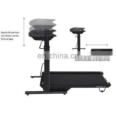 Desk Treadmill Folding With Electric Lift System for Home or Office Use Walking Treadmill Under Desk Compact Treadmill
