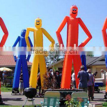 color Customized 5M High Advertising Display Design Inflatable happy Dancer Tube